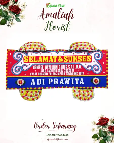 Papan Bunga Ucapan Selamat Bangilan